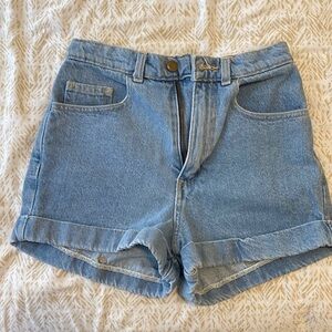 American Apparel Jean Shorts